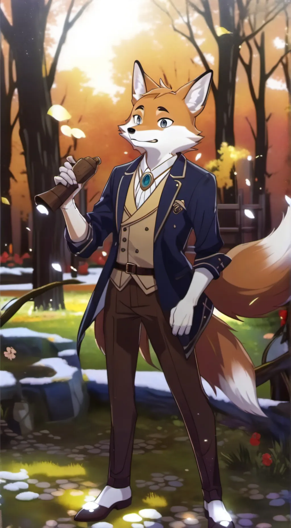 ai character: Tails background