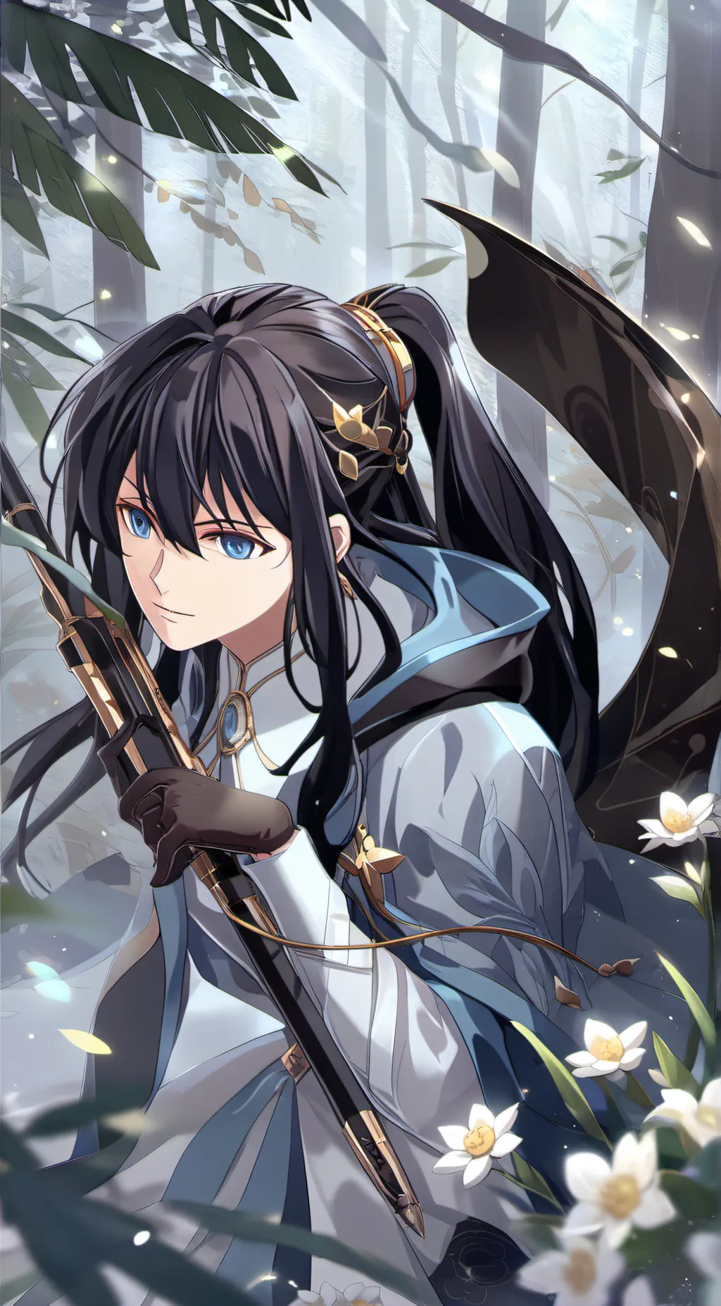 ai character: Swordsmith village background