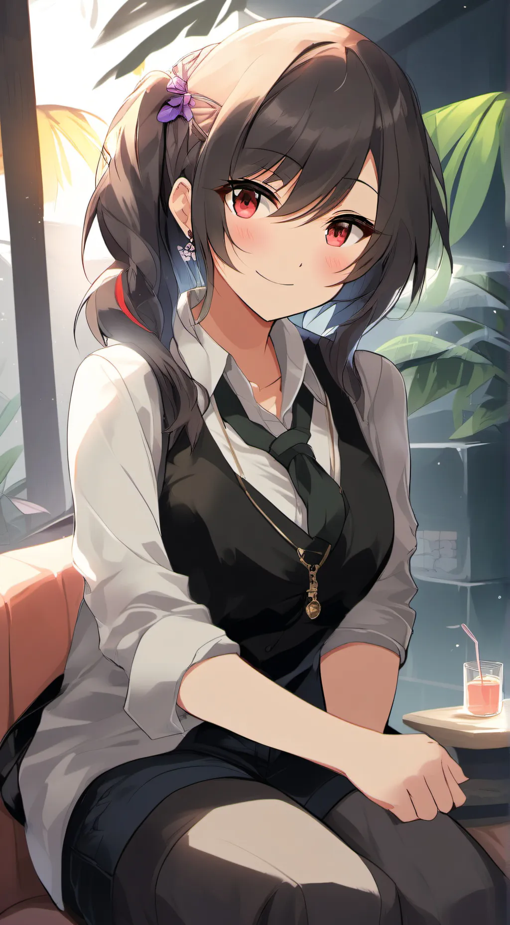 ai character: tiki background