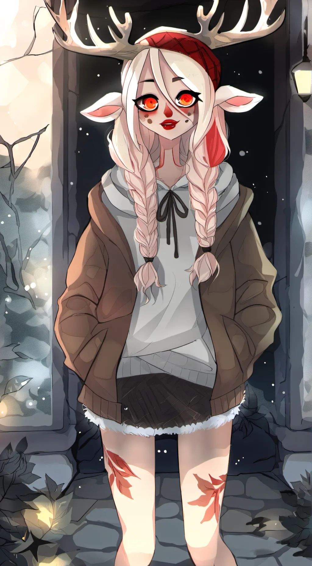 ai character: glacier  background