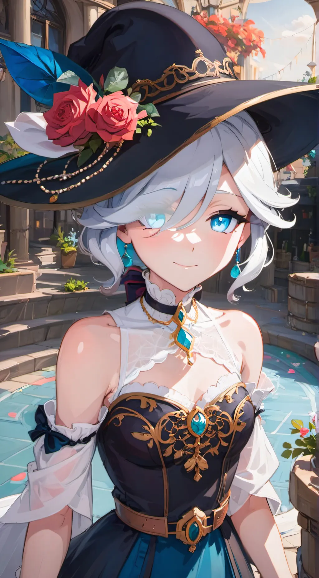 ai character: Furina background