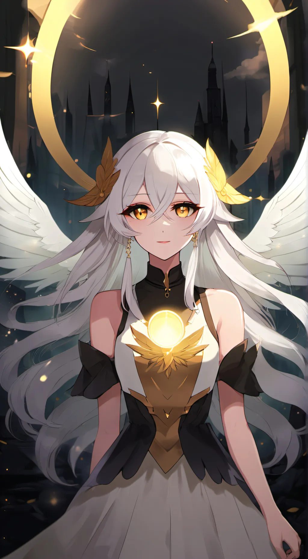 ai character: Angel  background