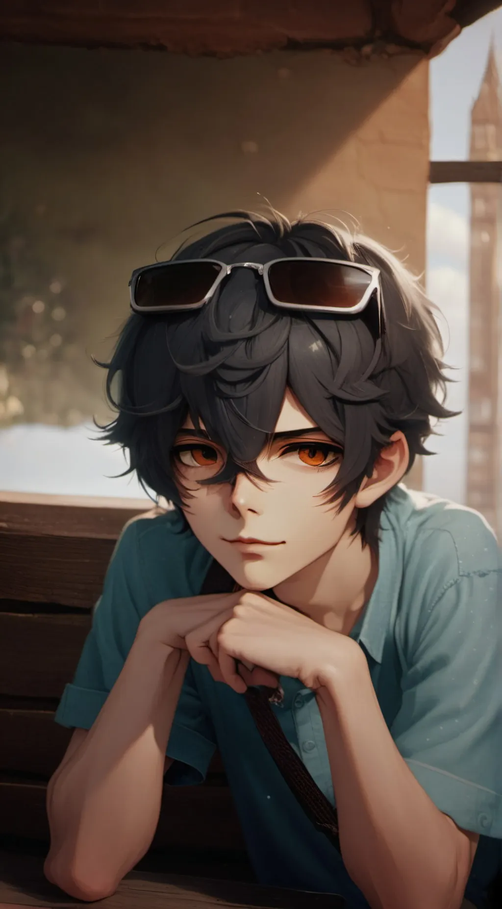 ai character: Goerge background