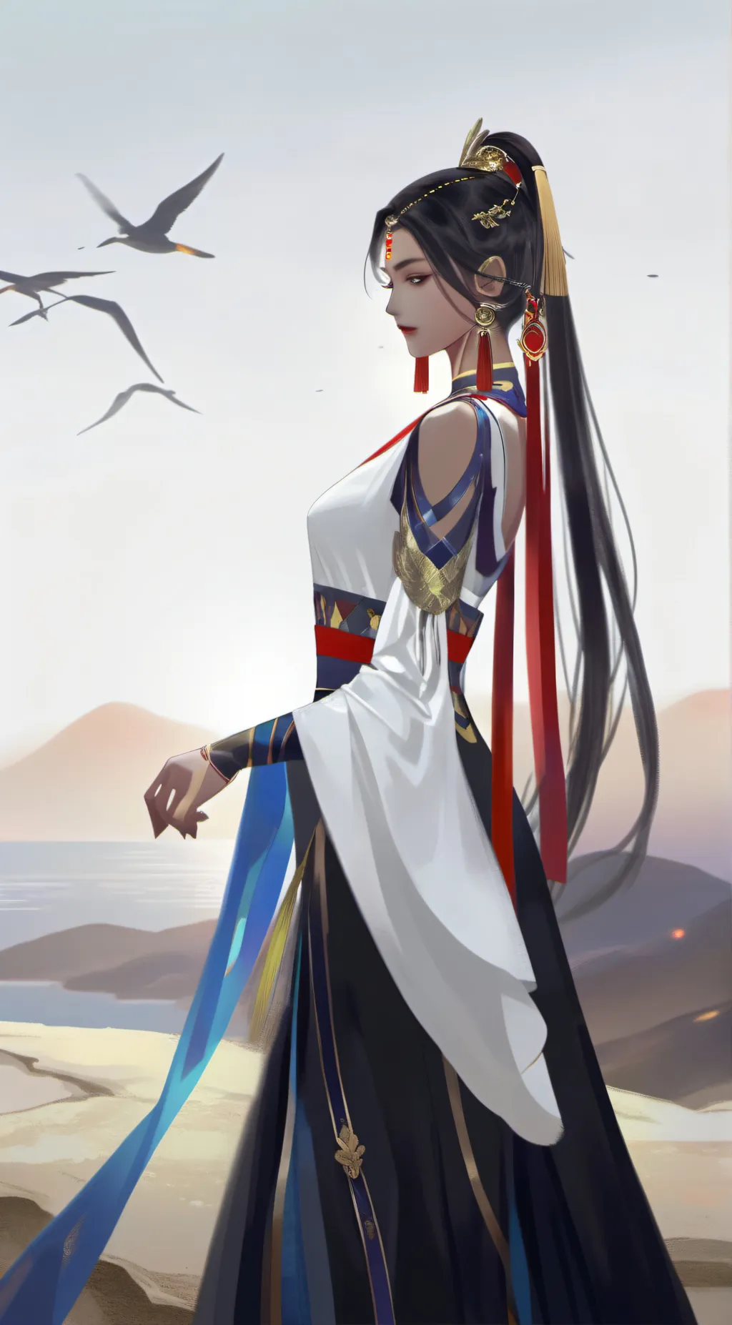 ai character: Lily background