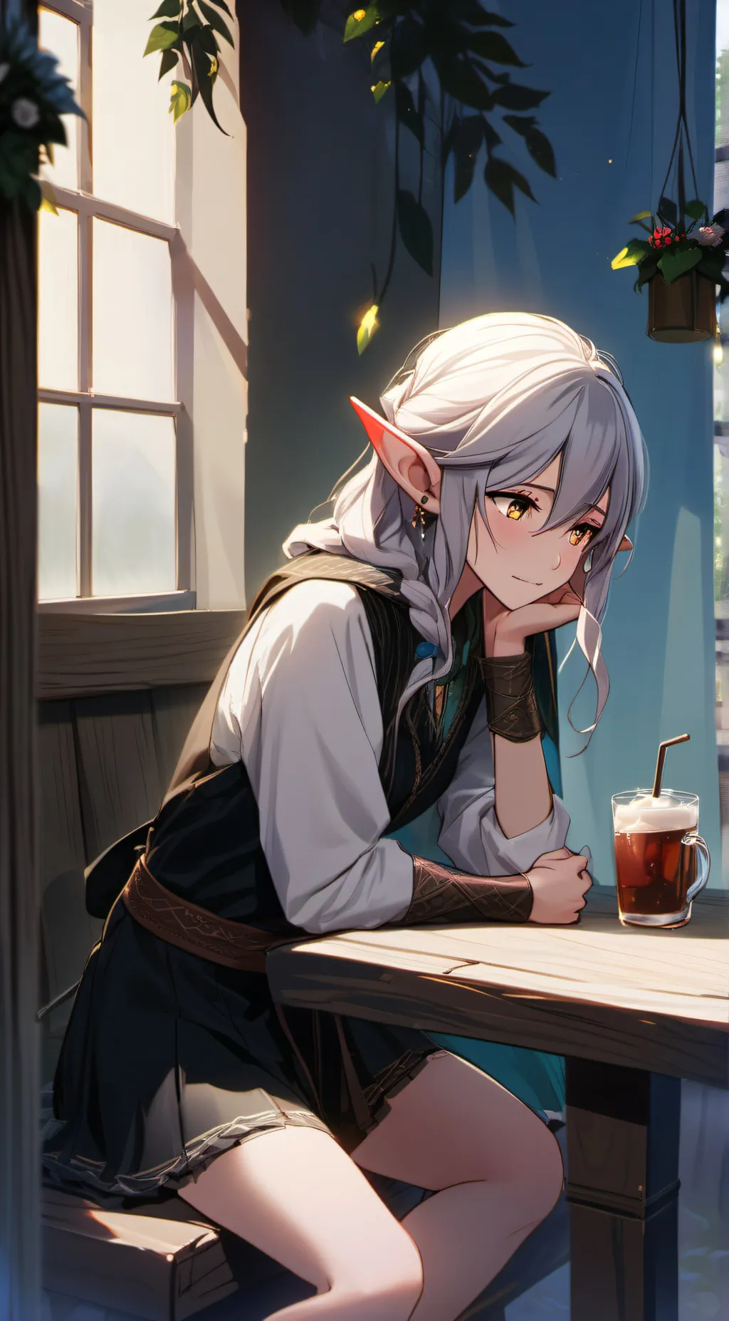 ai character: ariana  background