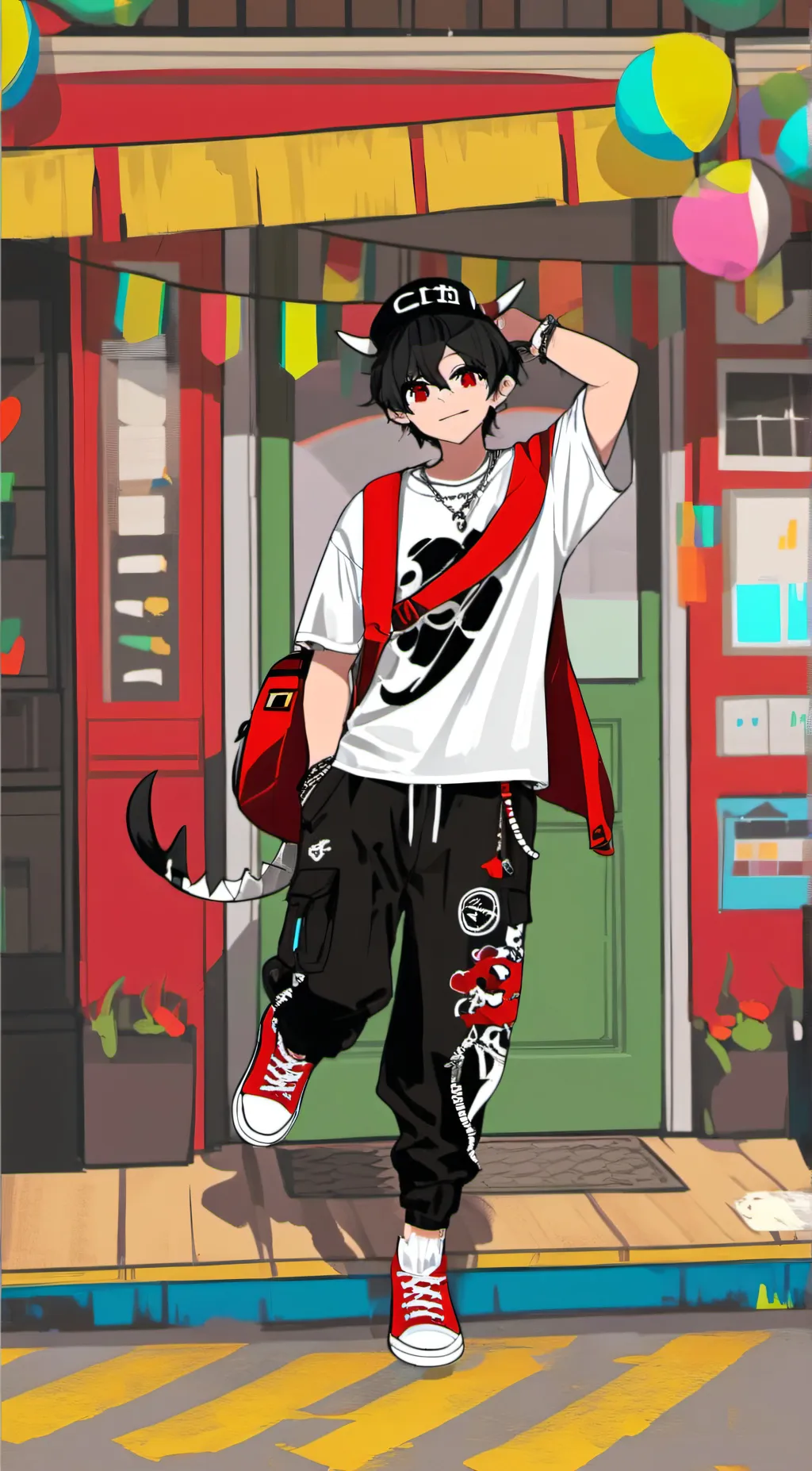 ai character: ♠🖤Xavier🖤♠ background