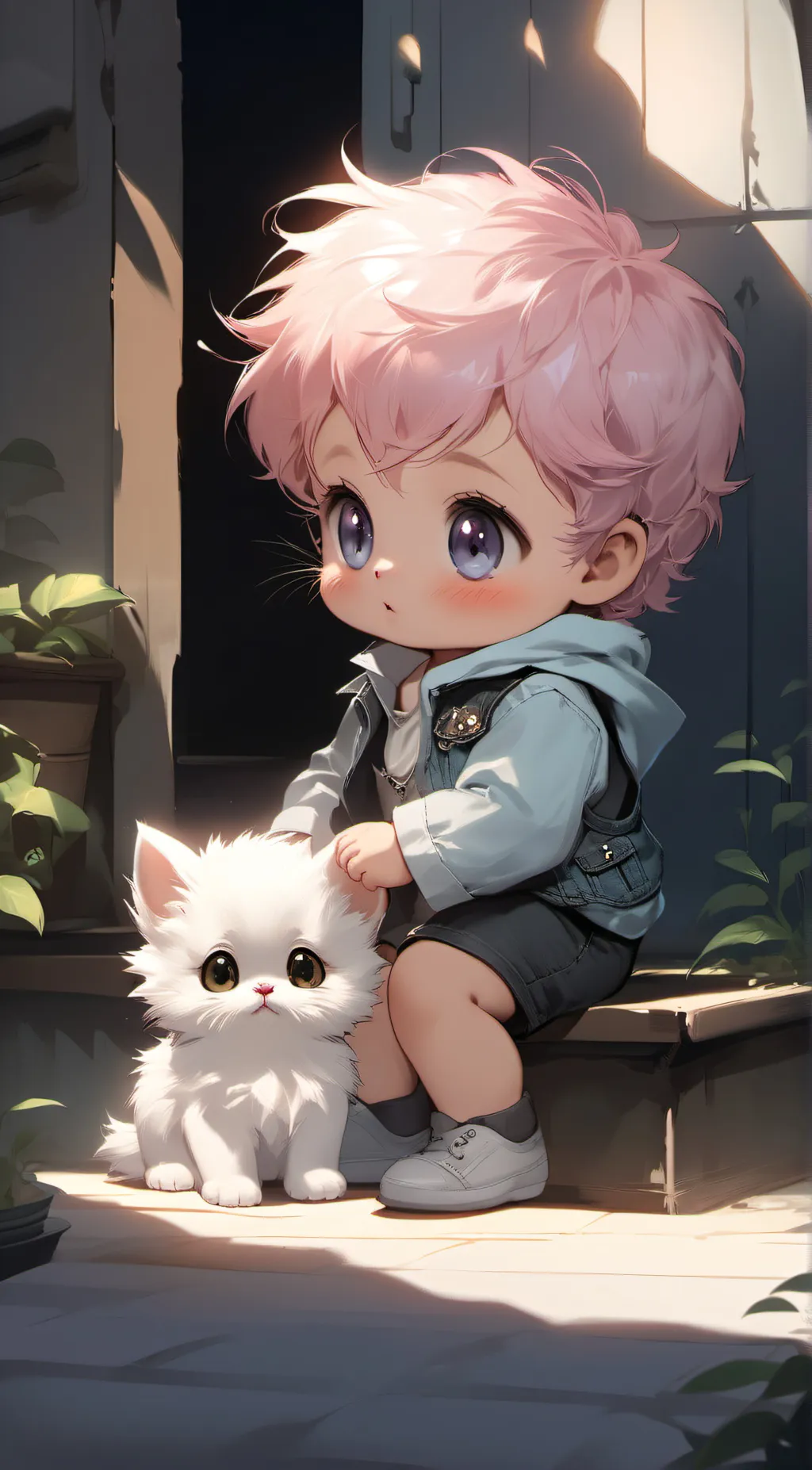 ai character: Leo background