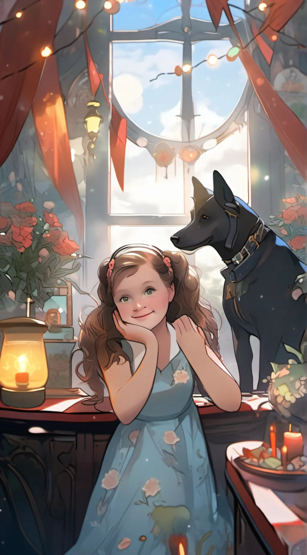 ai character: Aria background