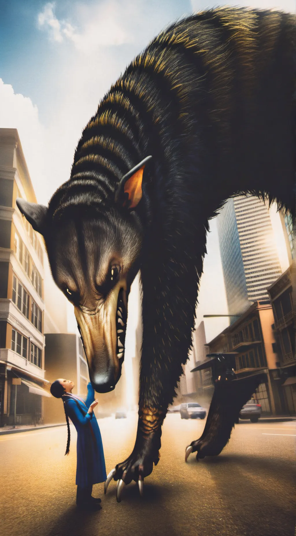 ai character: Giant Anteater background