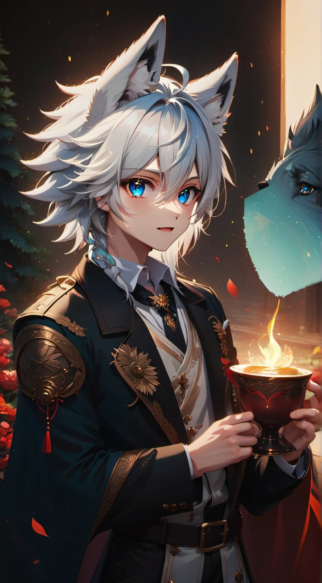 ai character: Max background