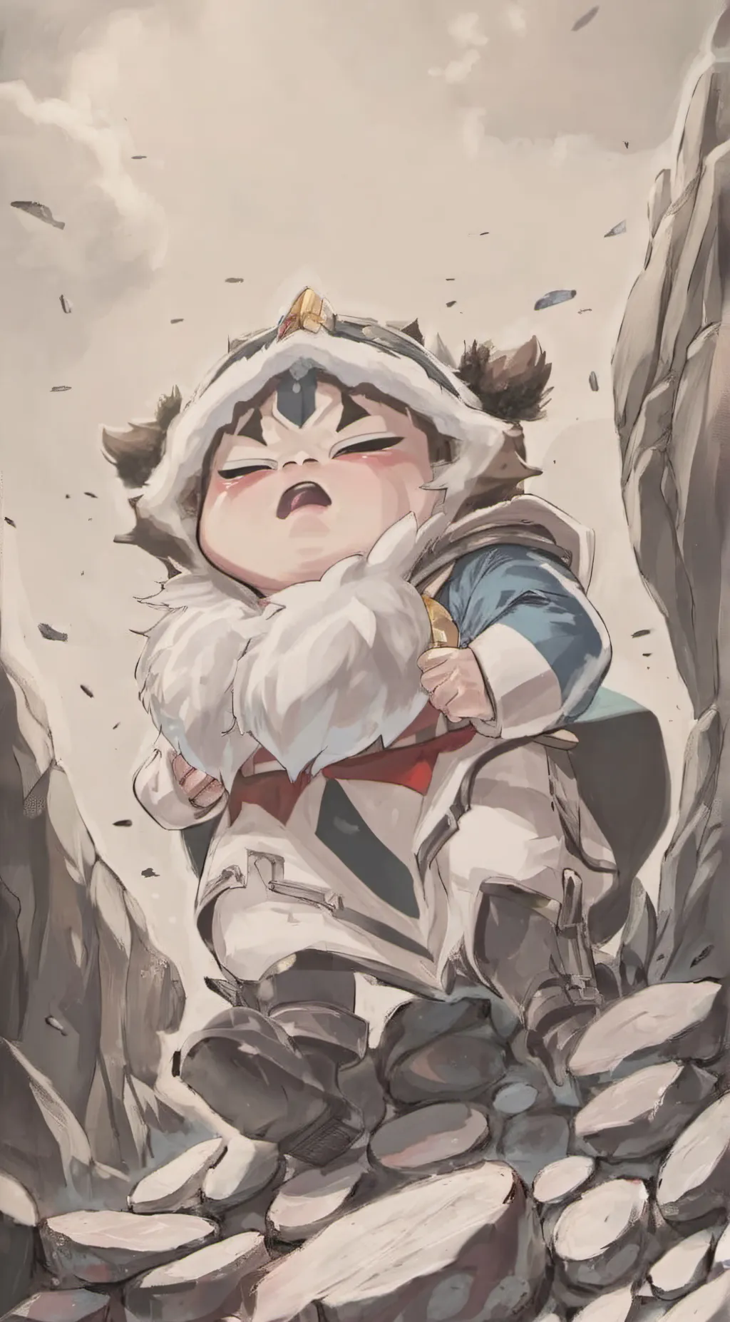 ai character: Fat baby background