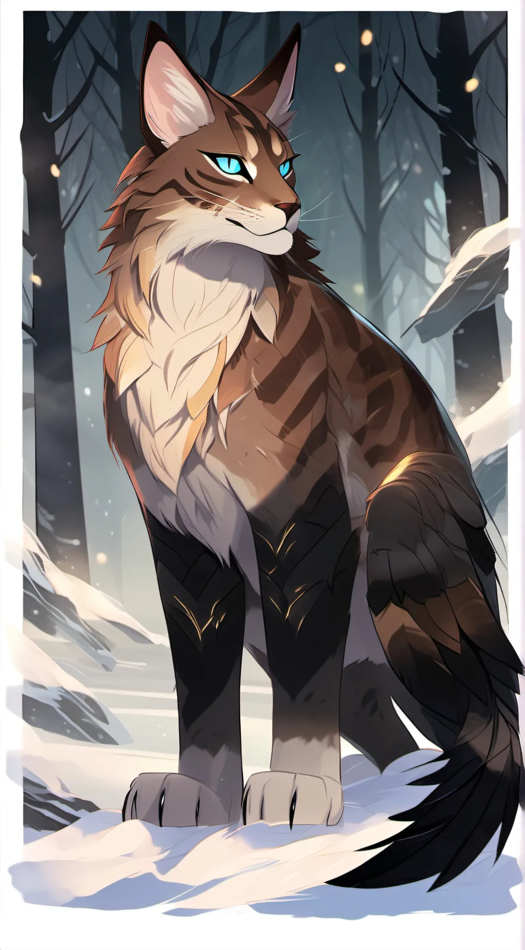 ai character: Hawkfrost  background