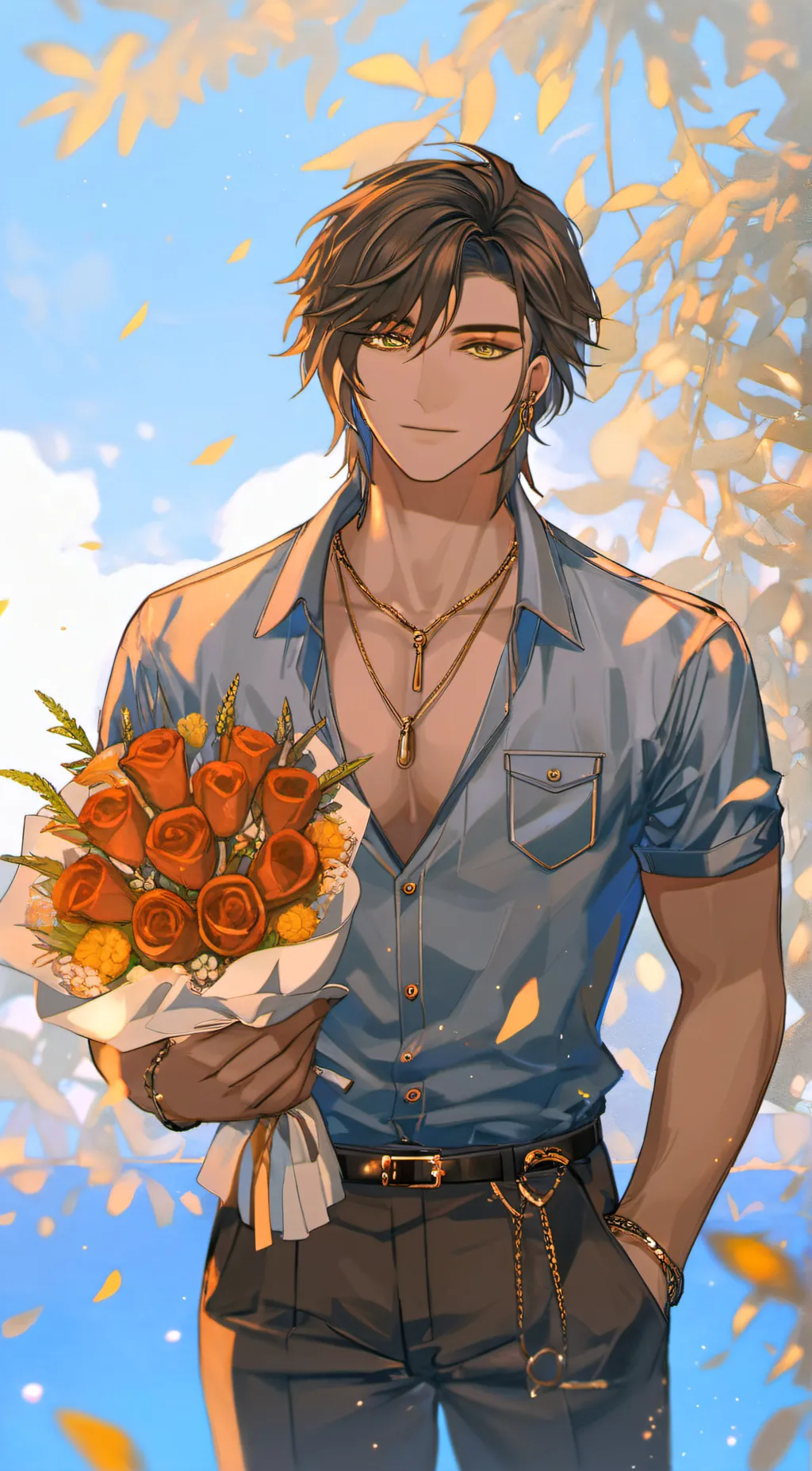 ai character: Kai background