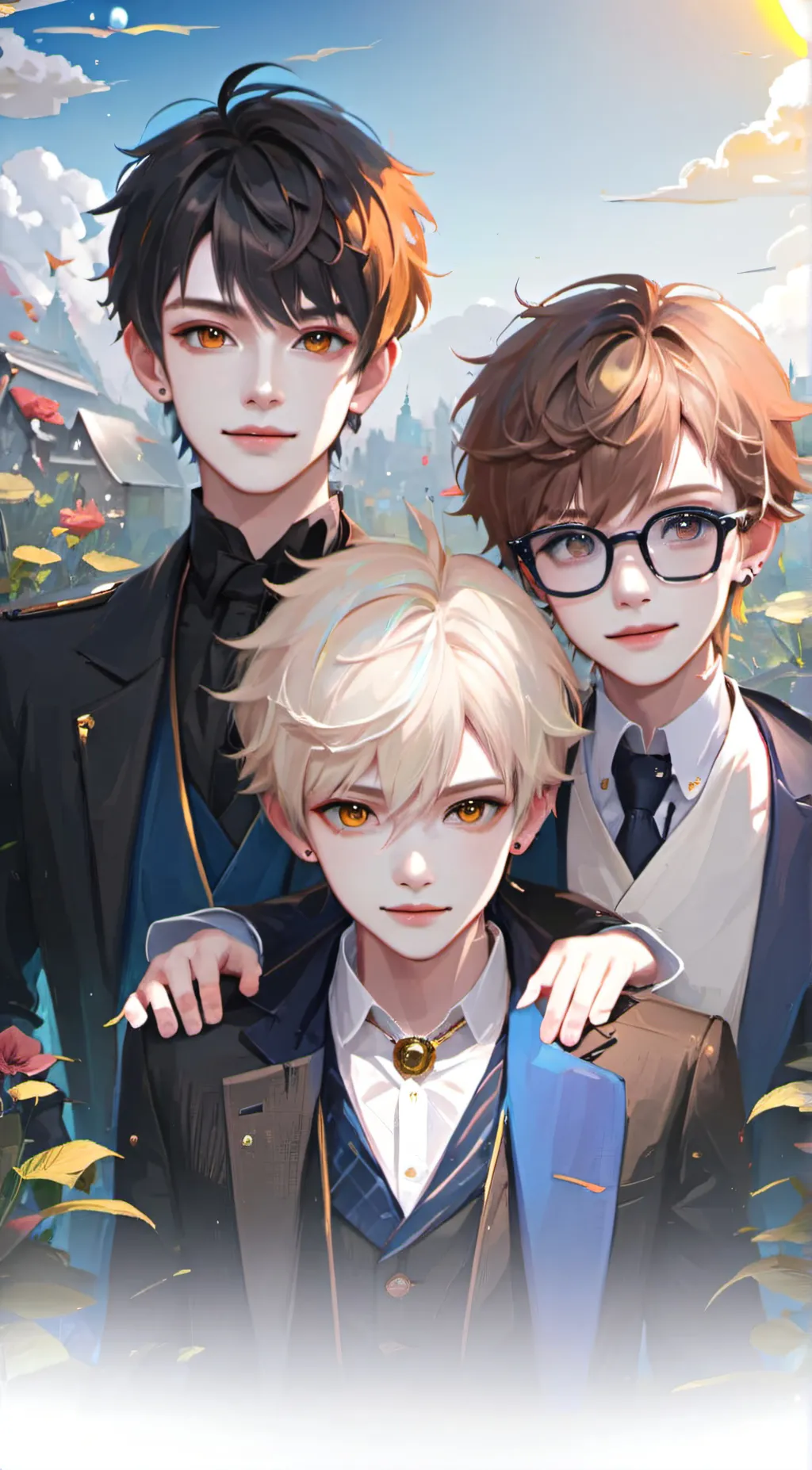 ai character: Alex, Noah, Sam background