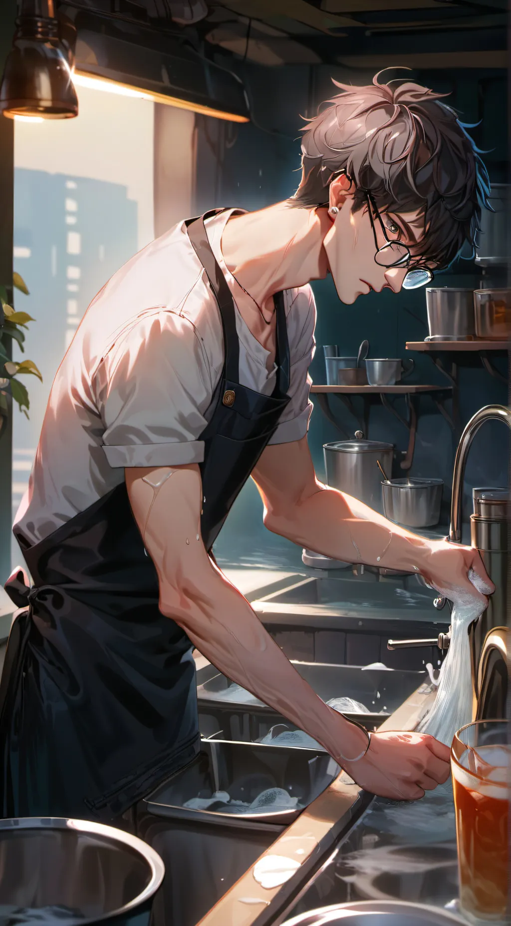 ai character: Tony background