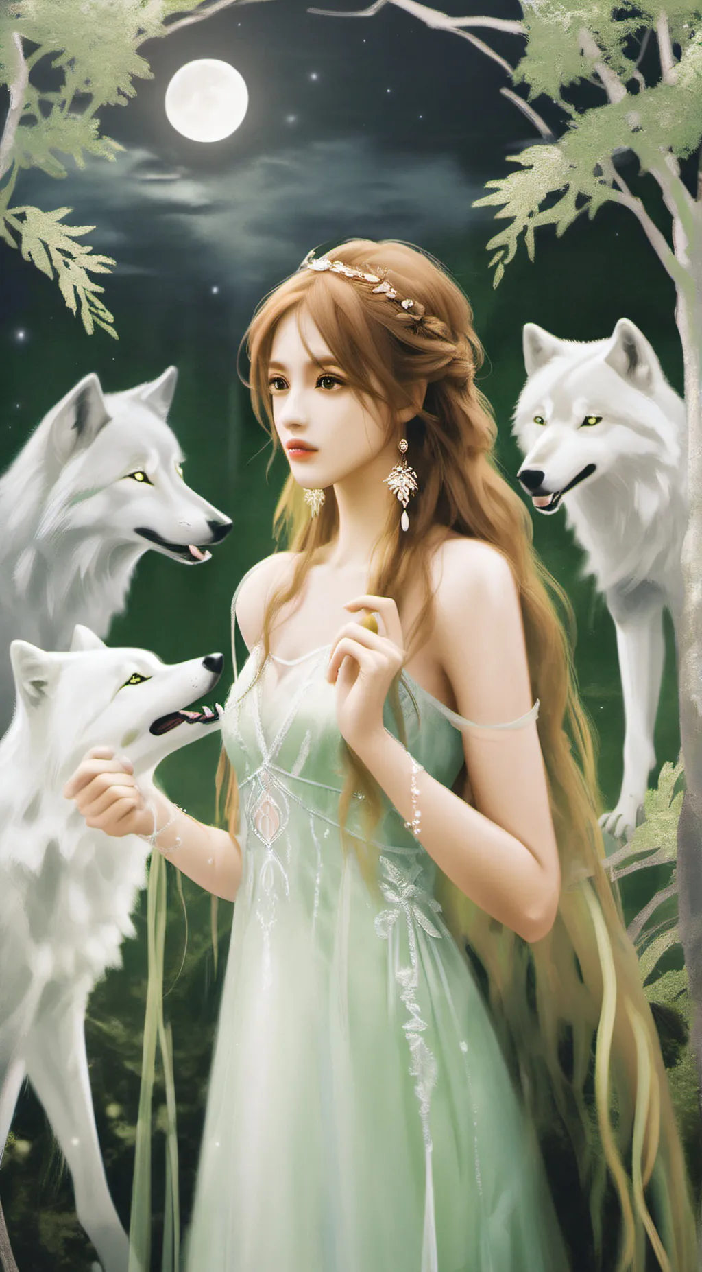 ai character: Lillian Lupin background