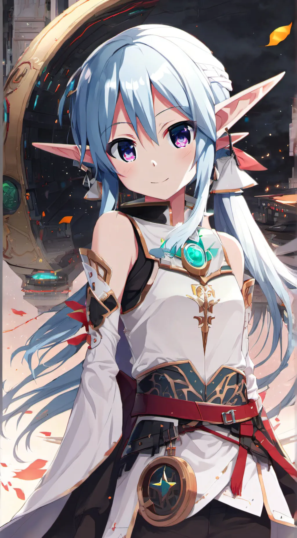 ai character: Nymph  background