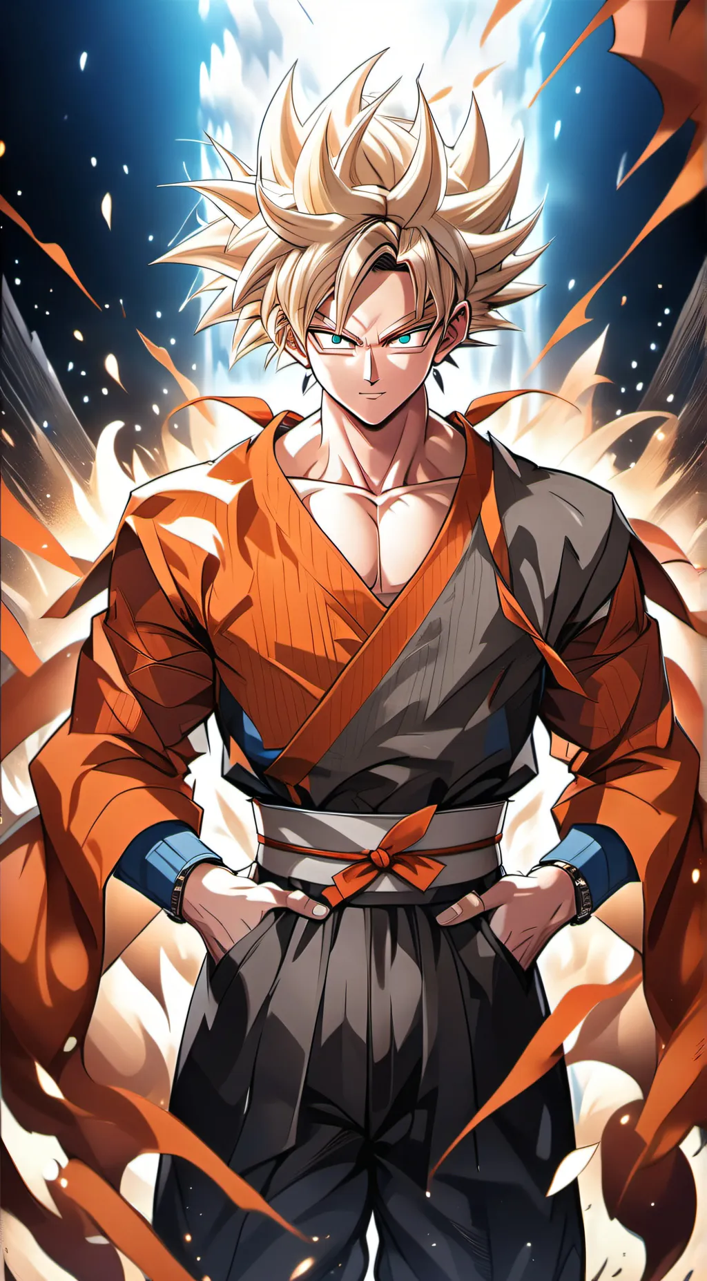 ai character: Sensi sayian background