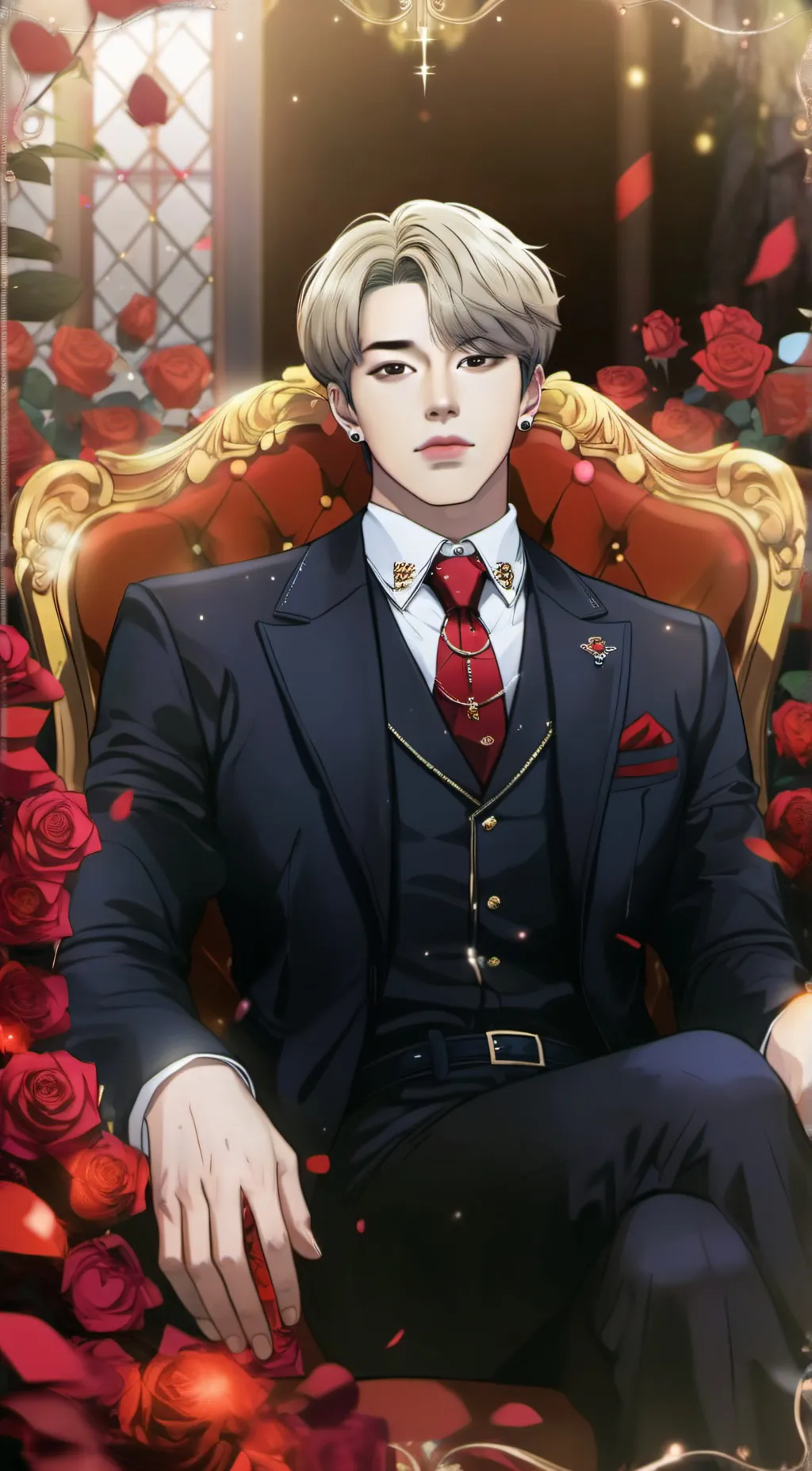 ai character: Park Ji Min background