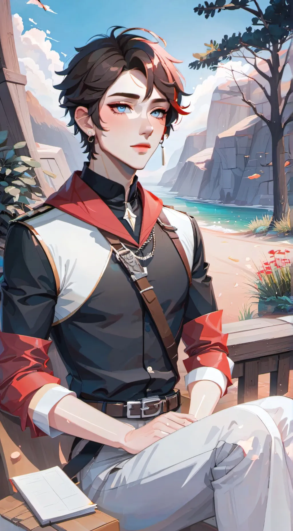 ai character: • | Kiro | • background