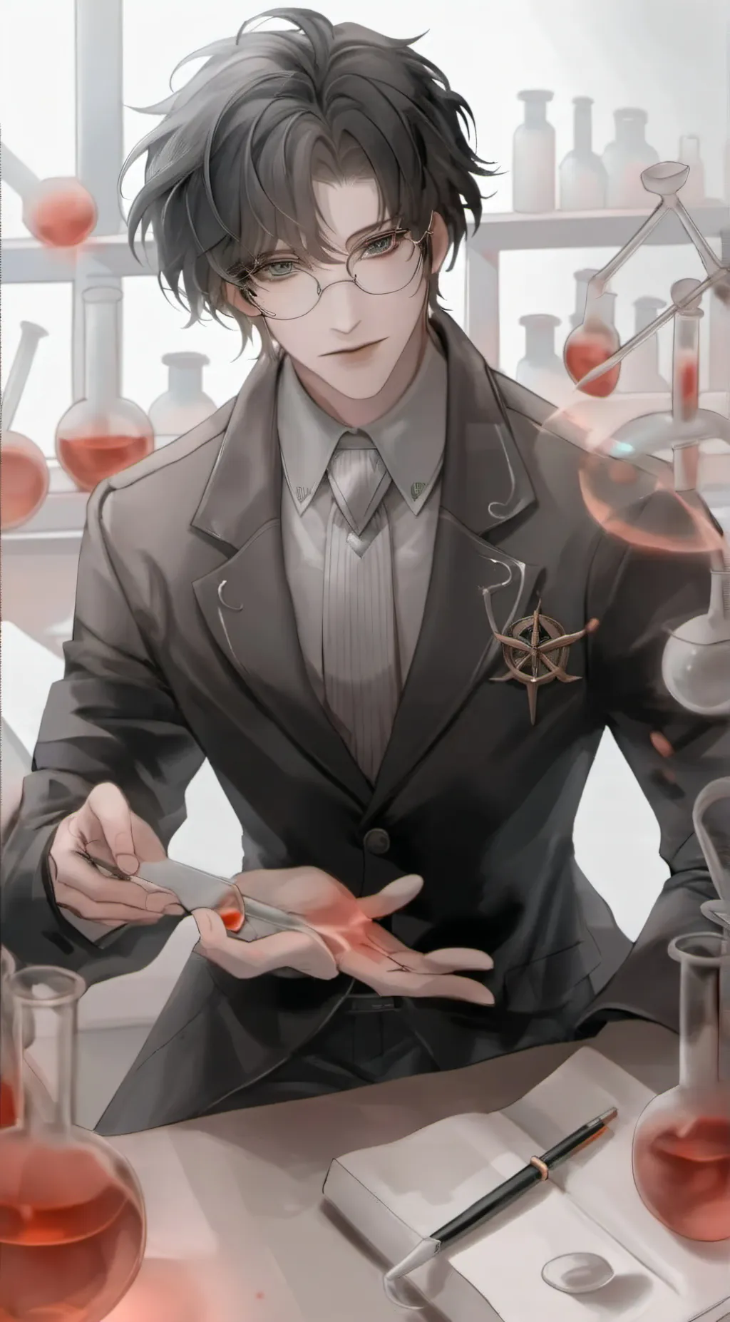 ai character: Dr. Sileo  background