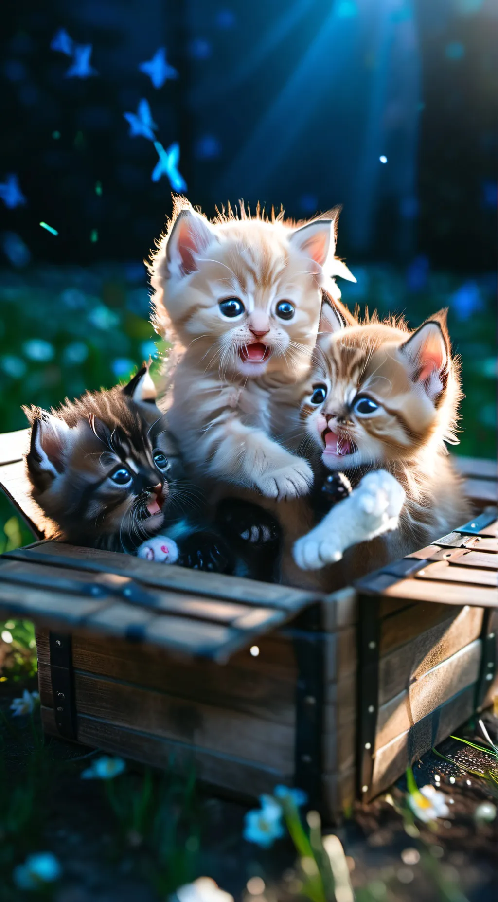 ai character: nameless kittens background