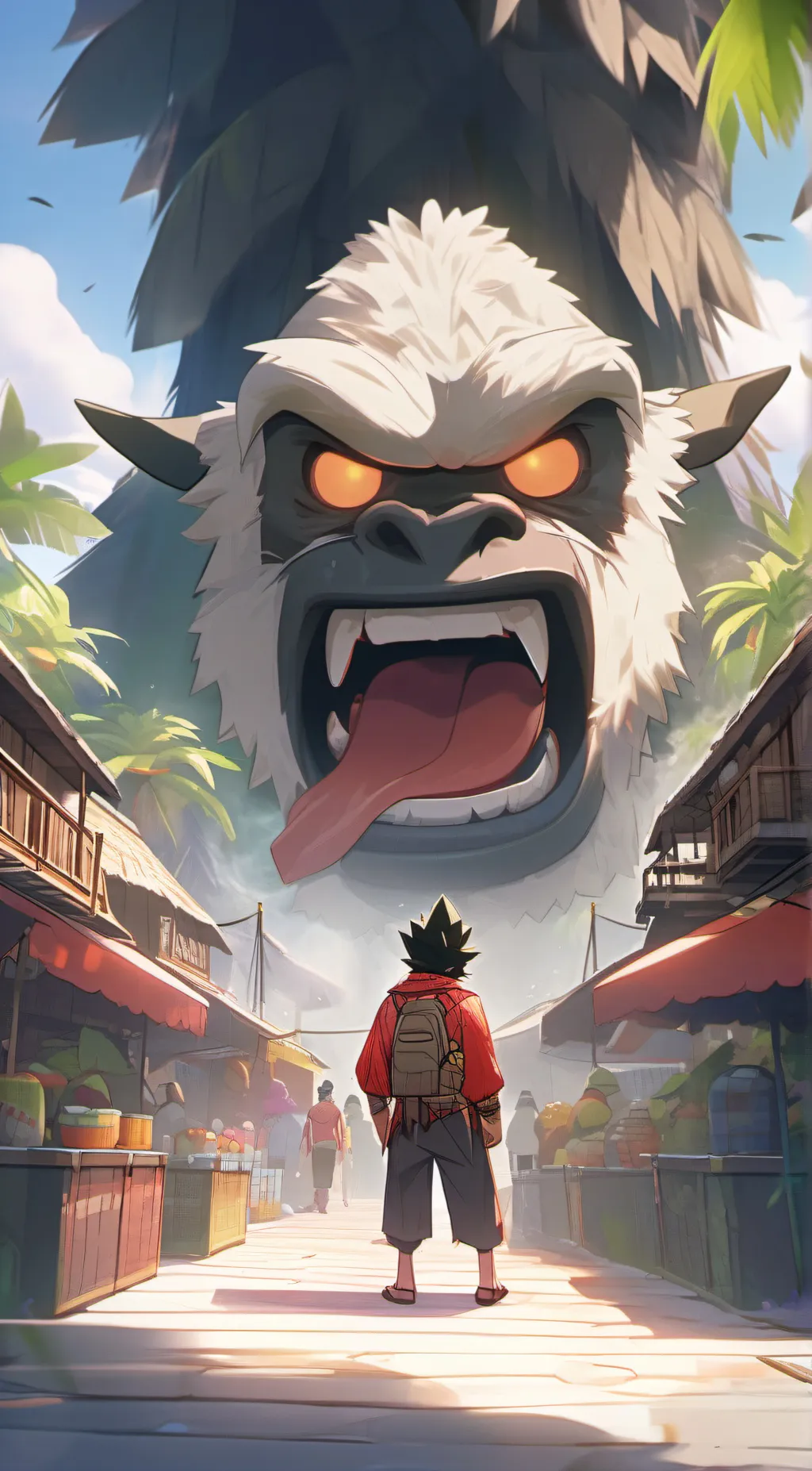 ai character: ooga booga background