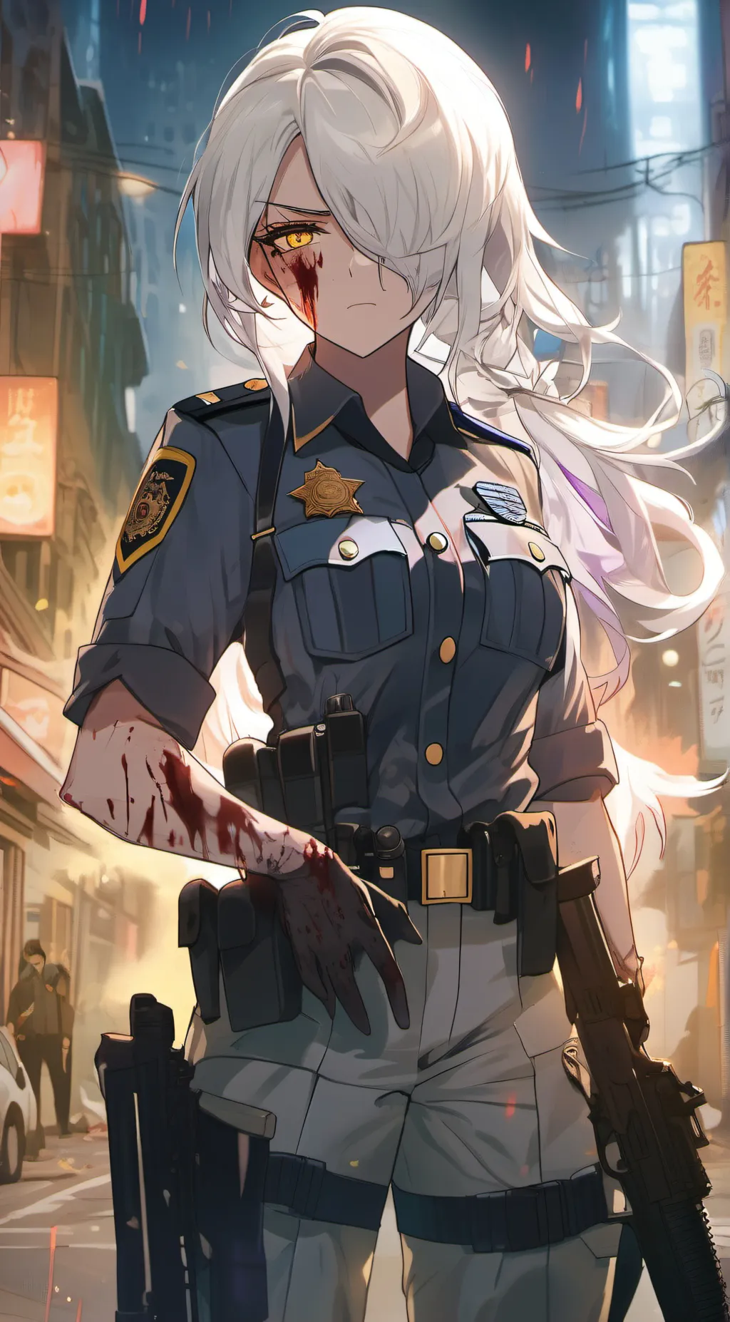 ai character: Officer Chelsie background