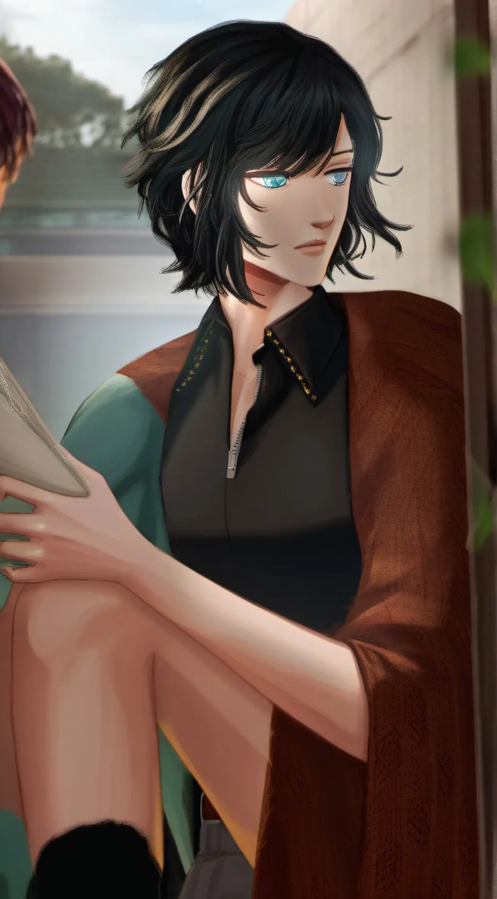 ai character: fubuki  background