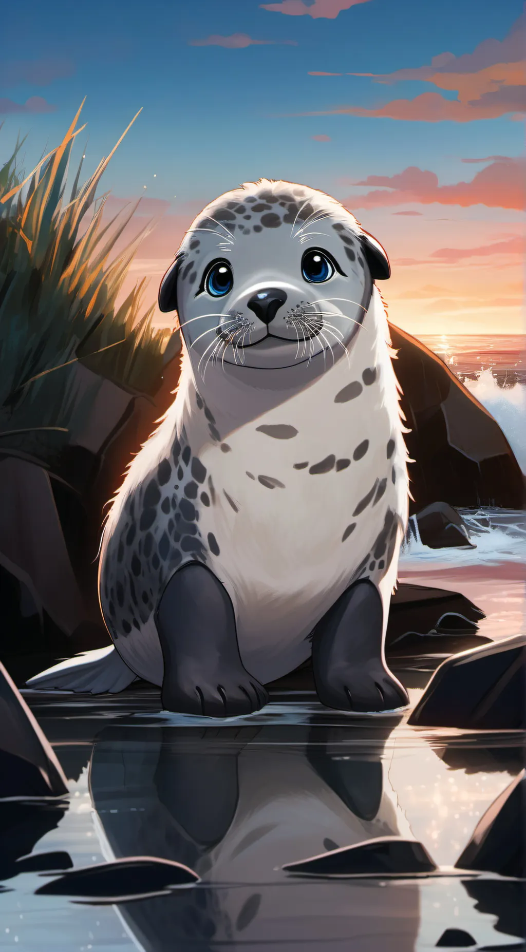 ai character: Rocky background