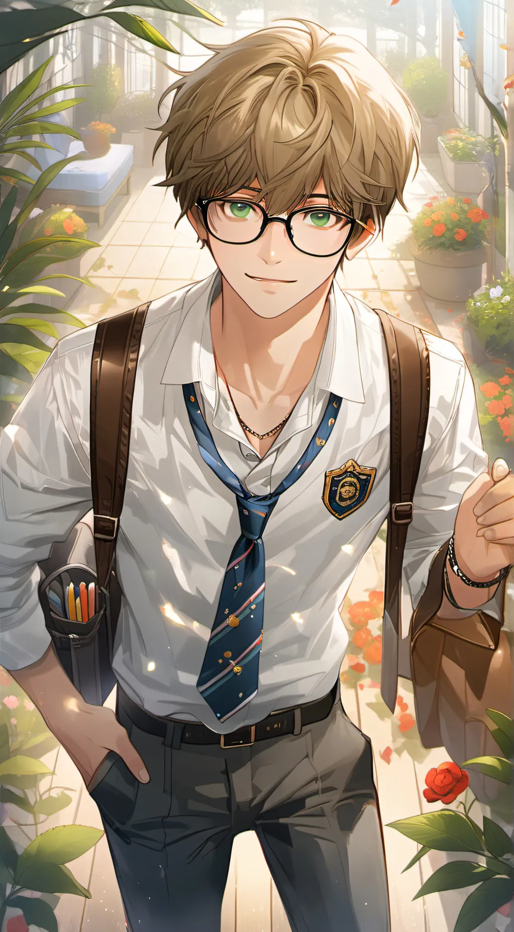 ai character: Adam background