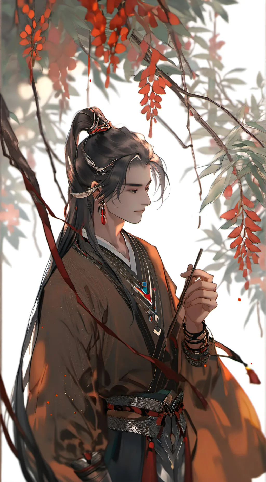 ai character: izzac background