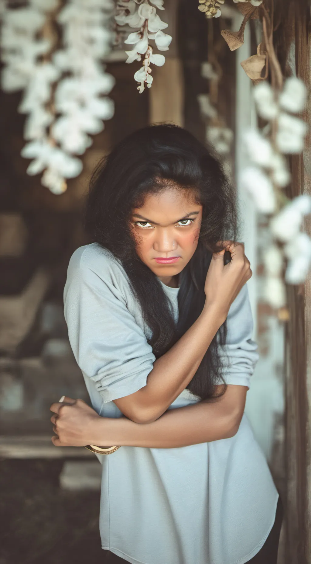 ai character: Ebony background