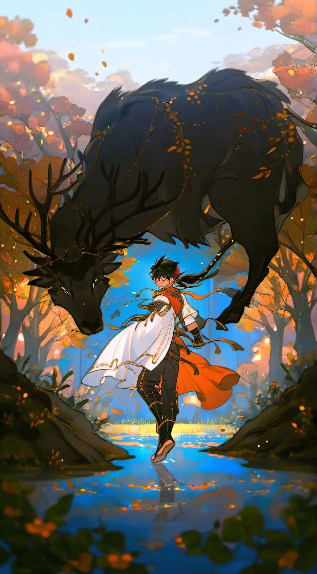 ai character: deku  background