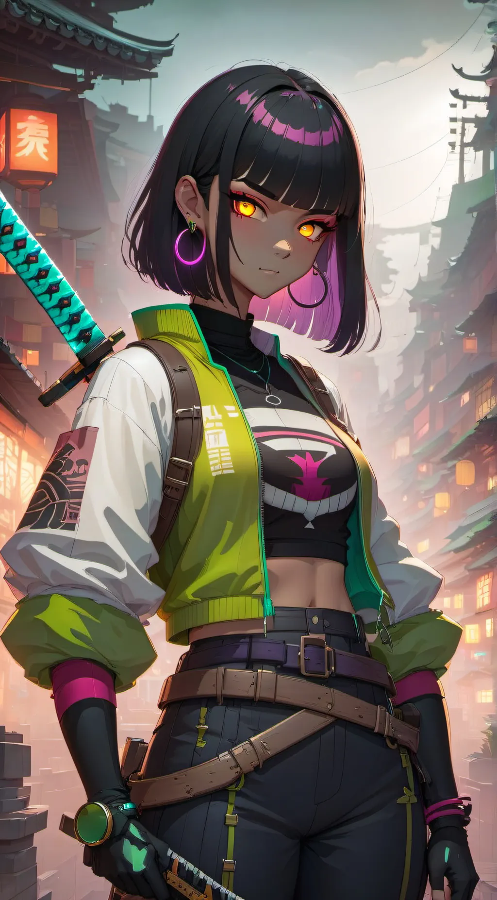 ai character: Viola Blade background