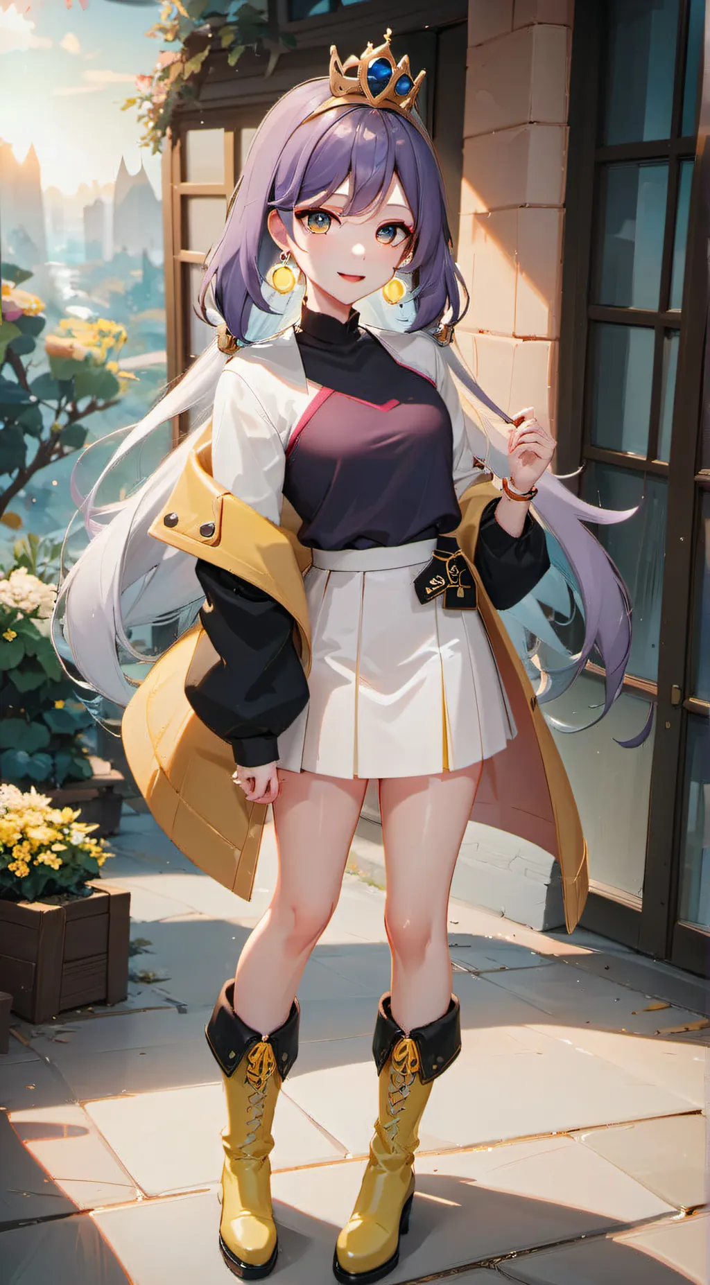 ai character: Diamond Tiara👑 background