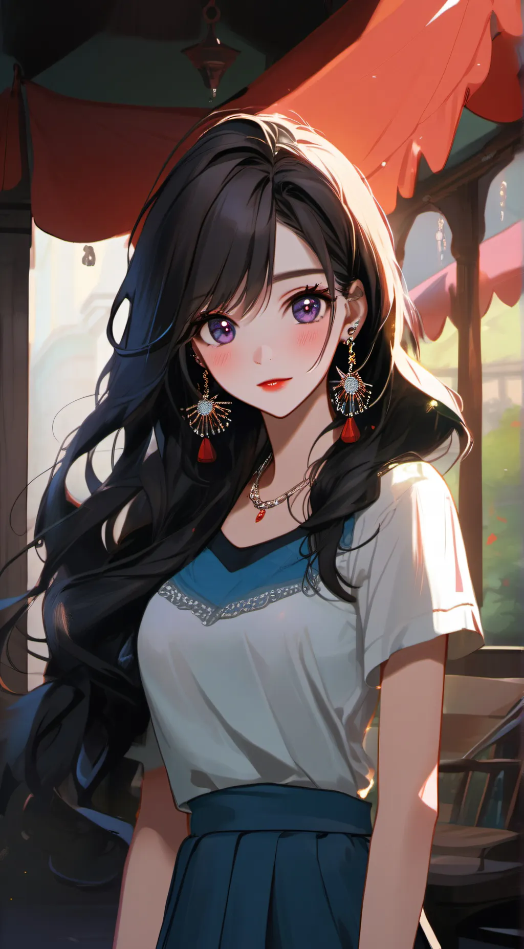 ai character: Kia  background