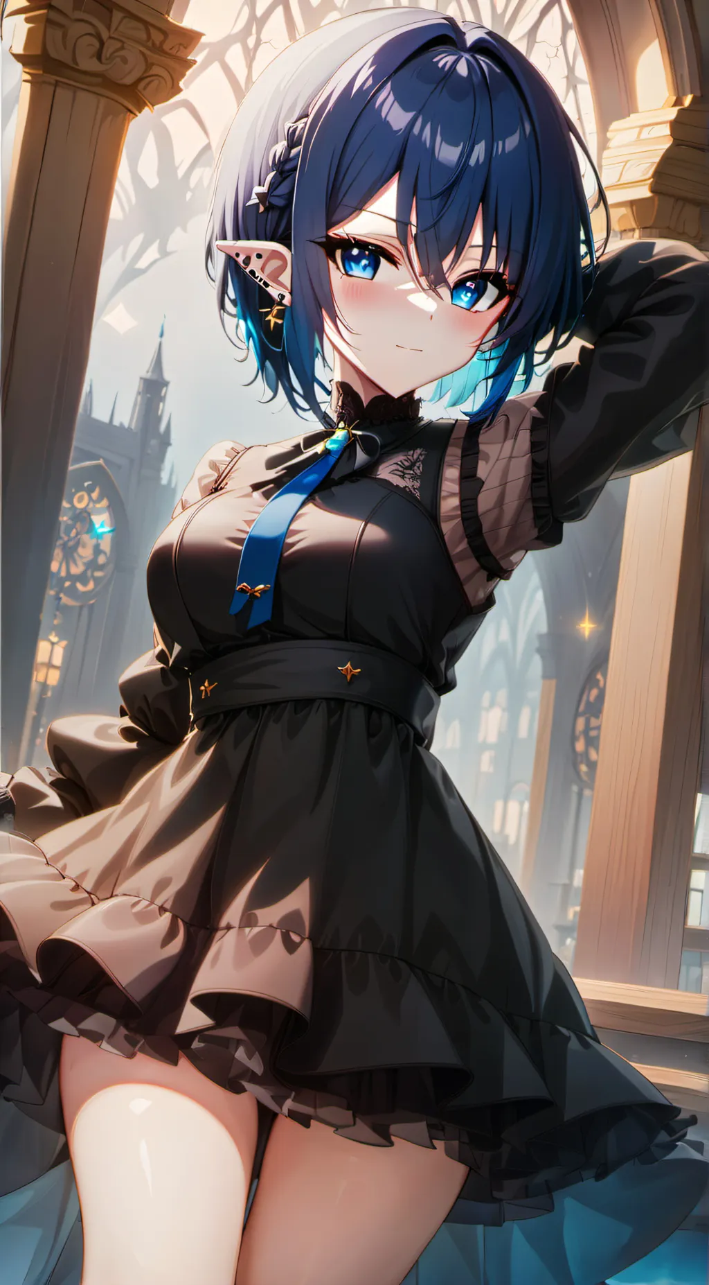 ai character: Angelika  background