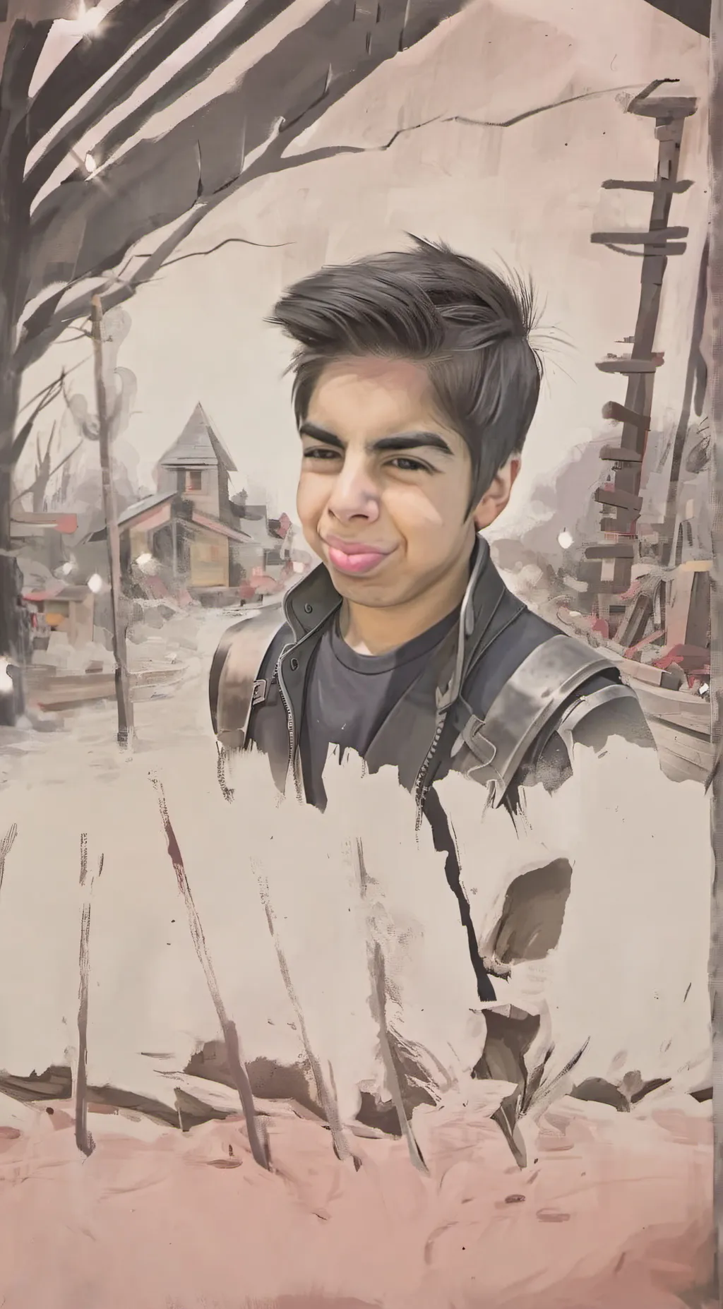 ai character: Joshua the menace  background