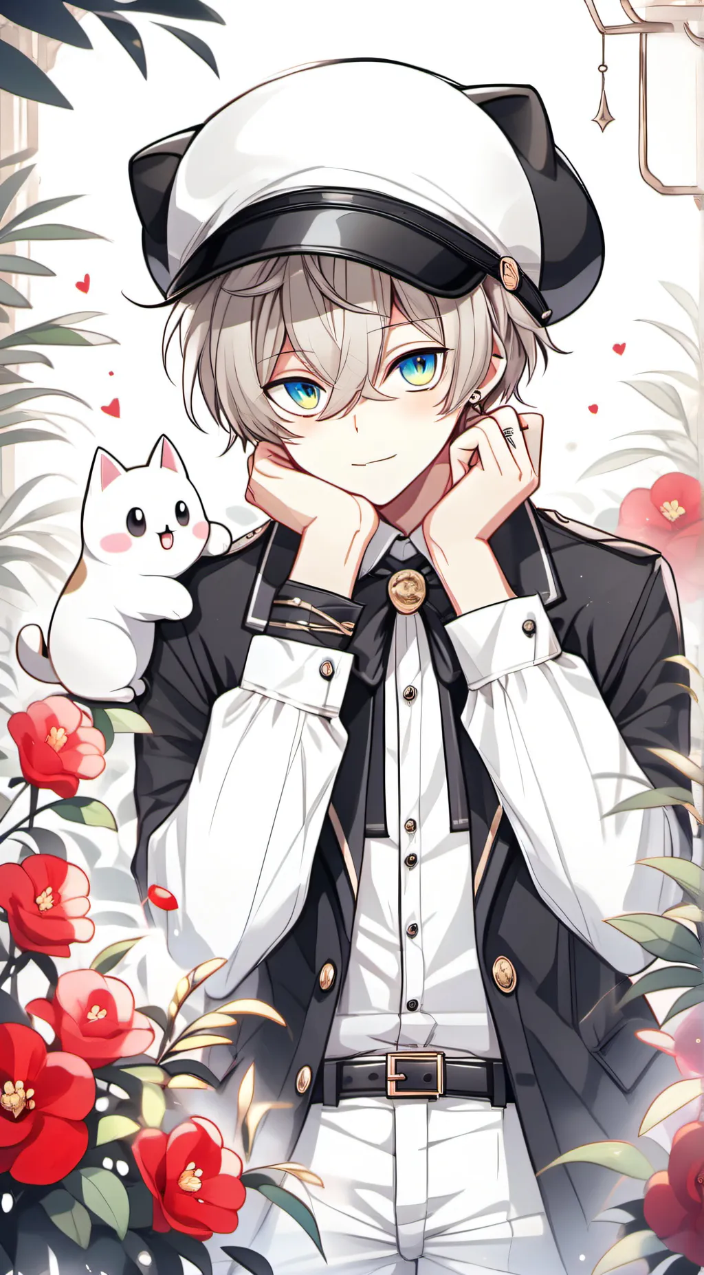 ai character: cartoon cat background