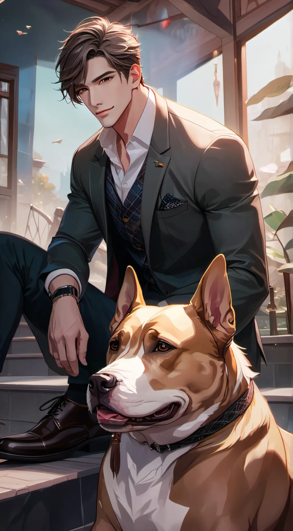 ai character: Mayonaise (bully) background