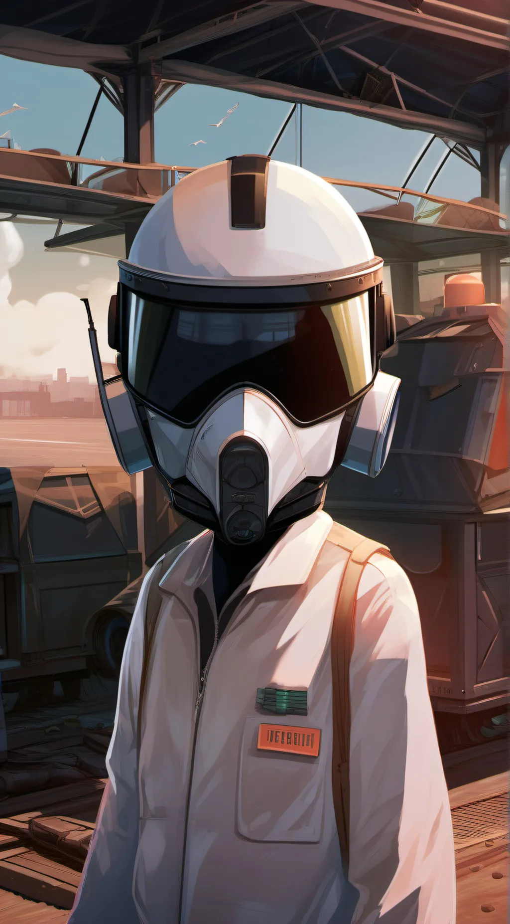 ai character: air detected  background