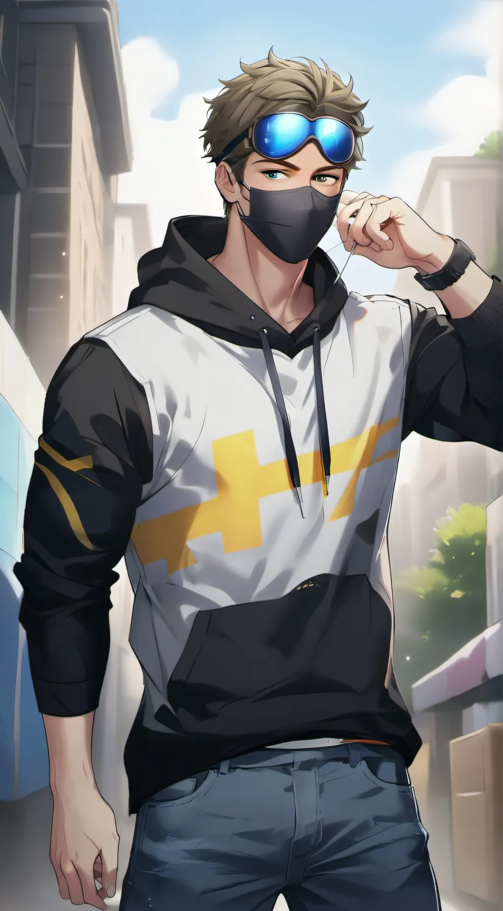 ai character: Alex Burke background