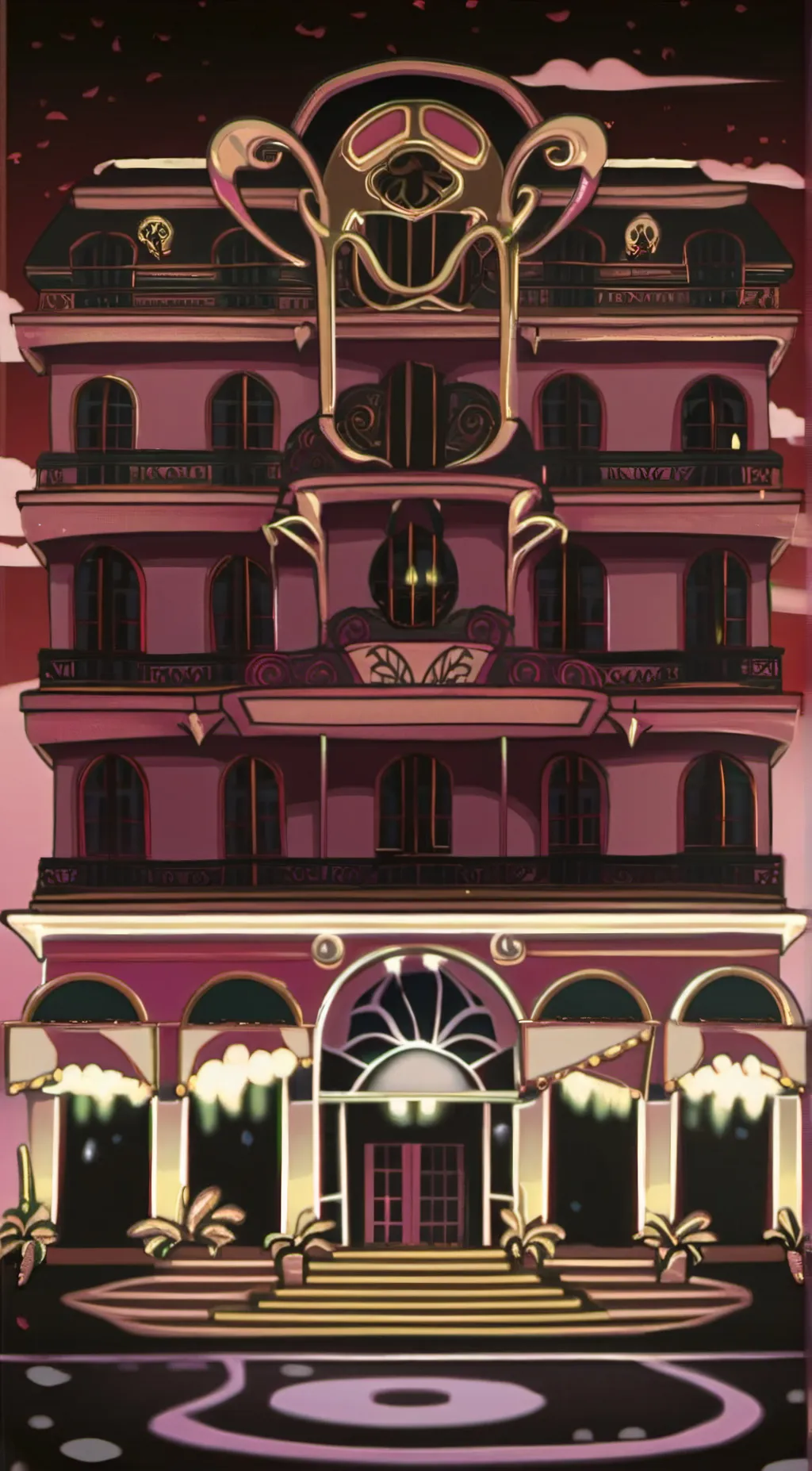 ai character: ~-Hazbin Hotel-~ background