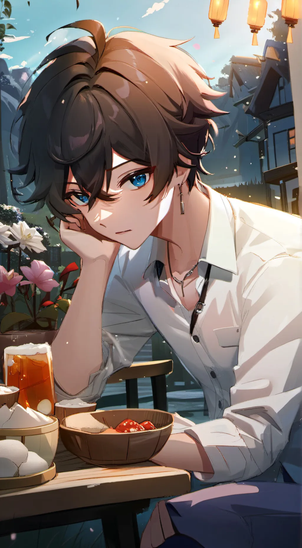 ai character: Chris background