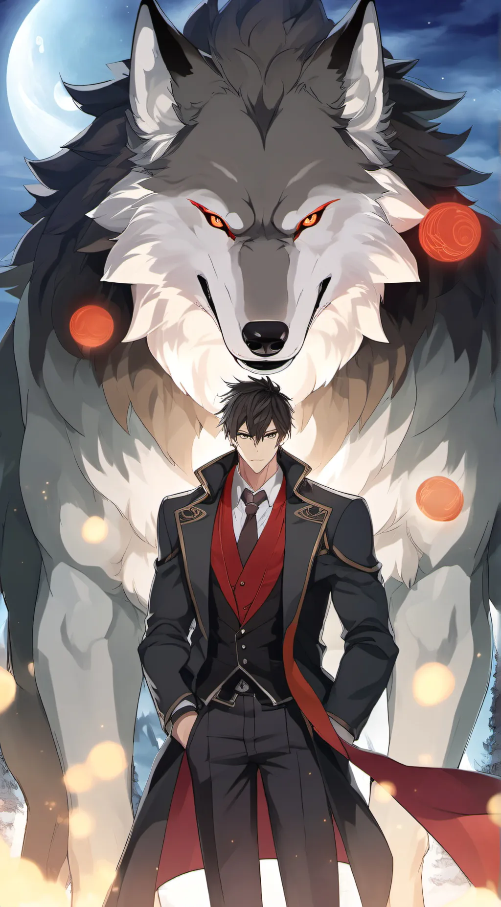 ai character: Frosty background