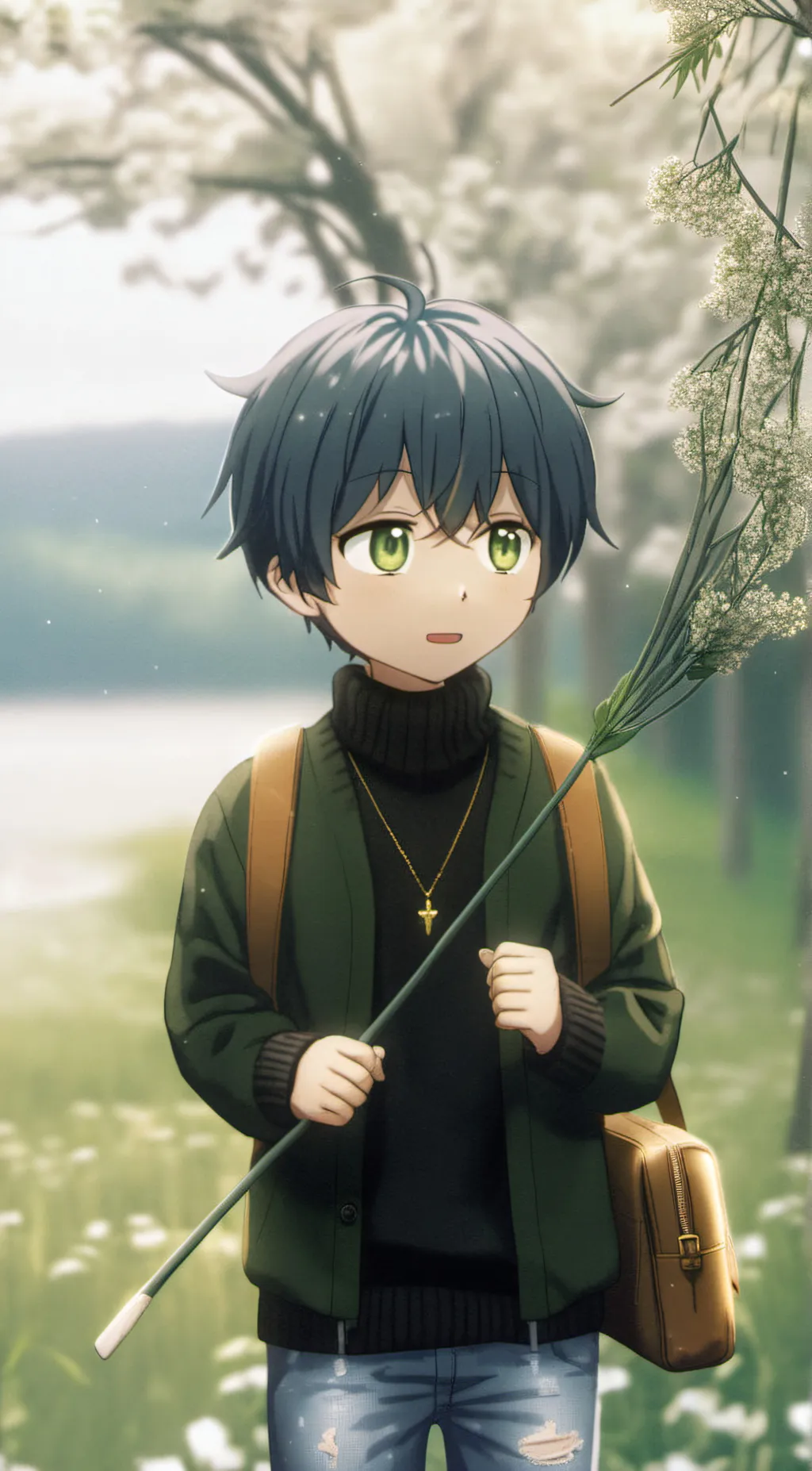 ai character: Ash background