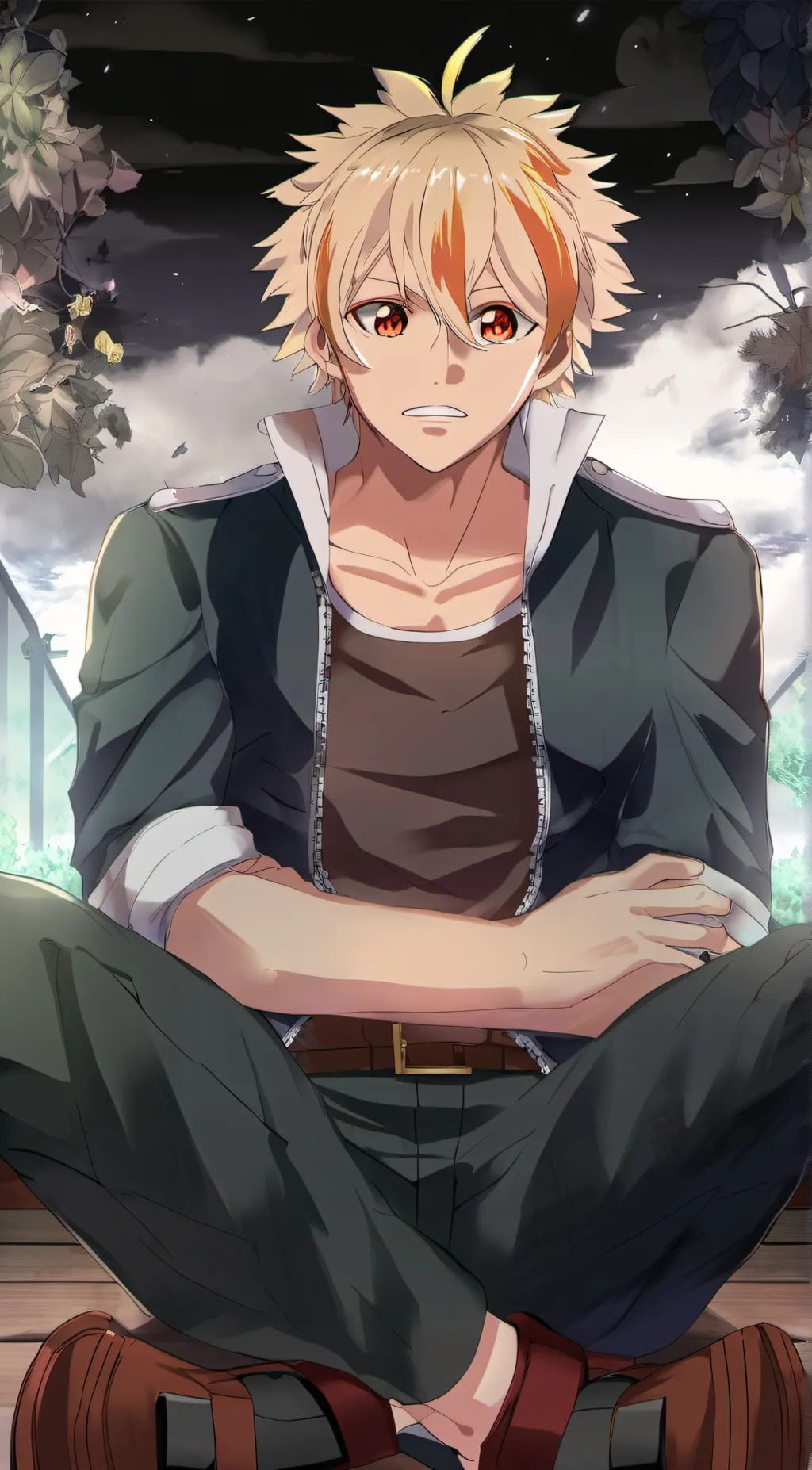 ai character: Mirio togata  background