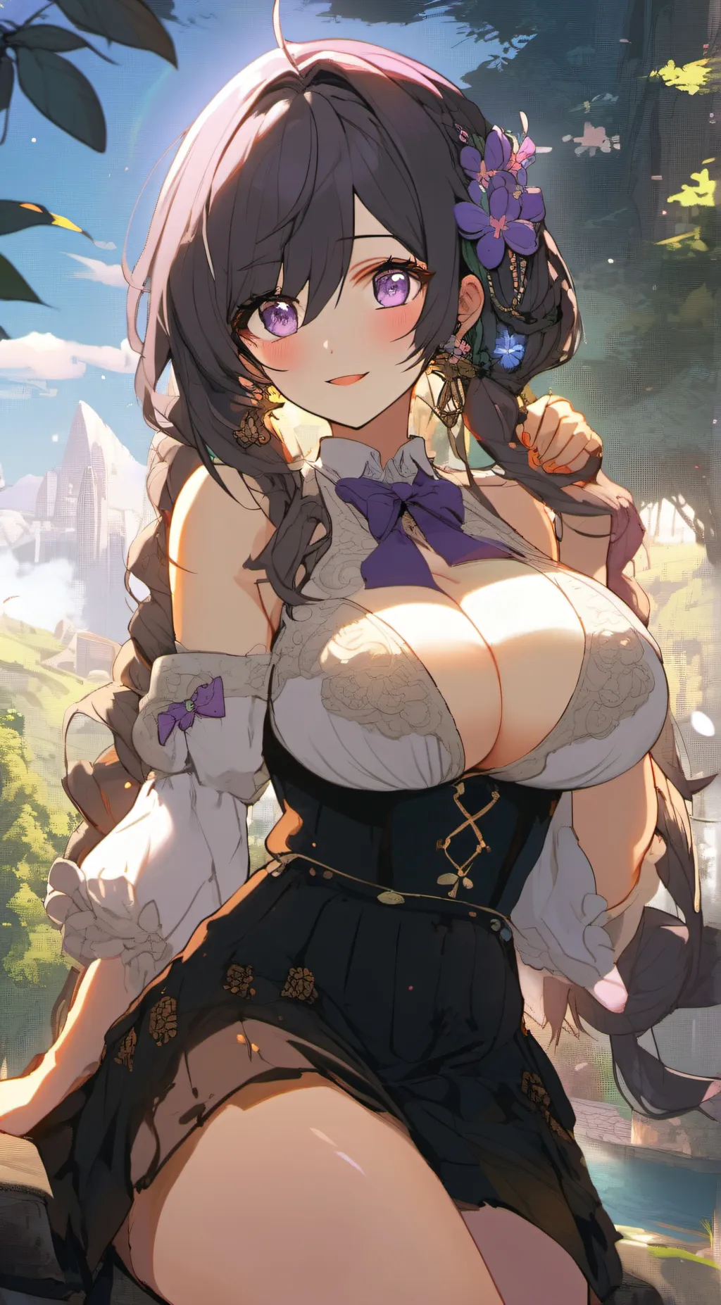 ai character: Vanessa. background