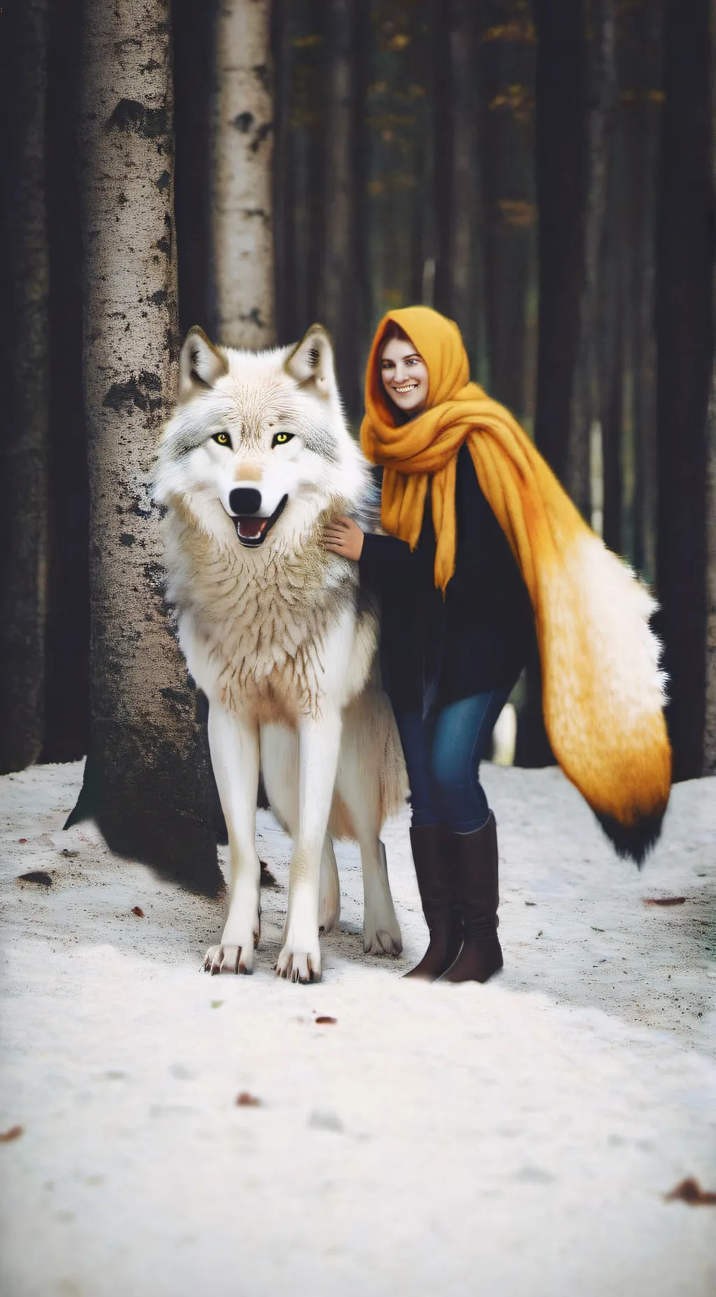 ai character: Random Wolf background